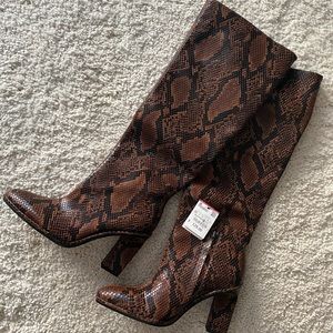Faux snake skin Zara Boots